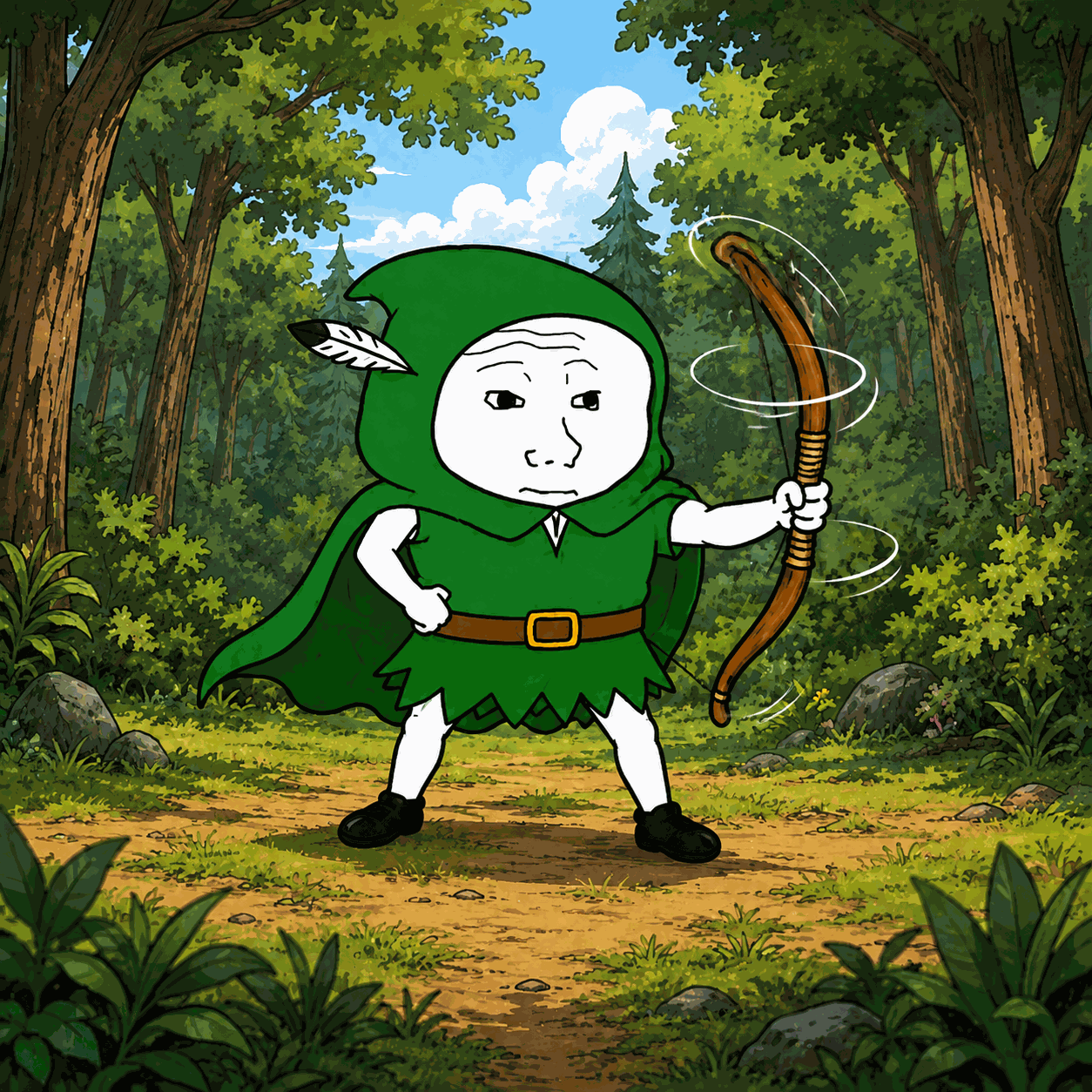 Forest chase artwork